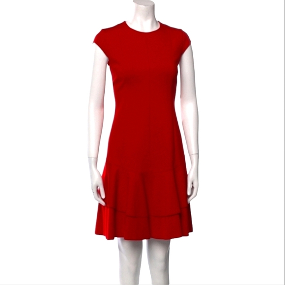 Akris Punto Dresses & Skirts - Akris Punto Red Fit And Flare Cocktail Dress. Size 6.